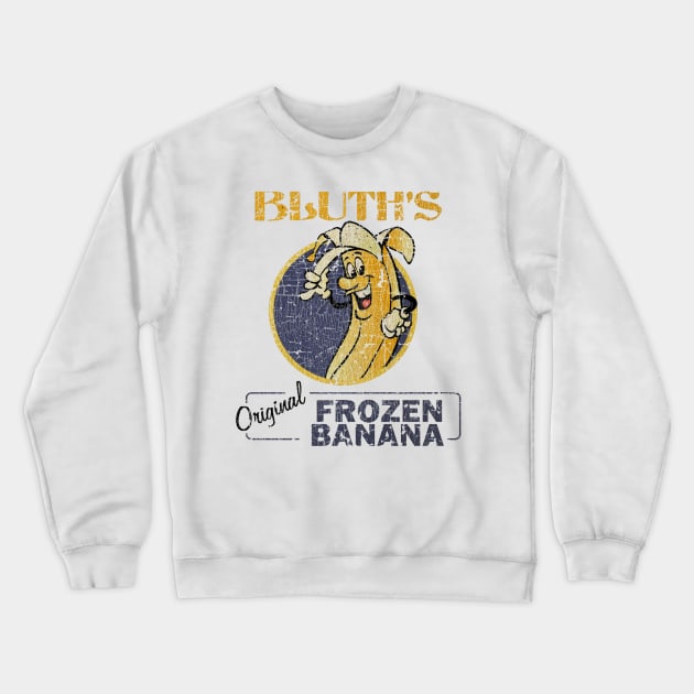 Bluth's Original Frozen Banana 1953 Crewneck Sweatshirt by Thrift Haven505